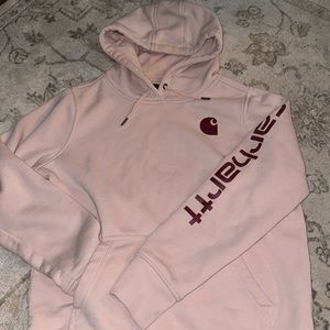 Carhartt hoodie baby pink